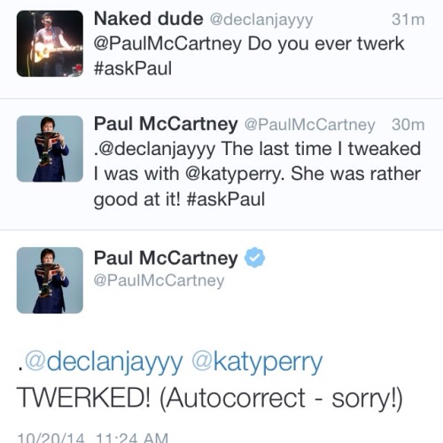 fuckyeahthebeatles: thebeatlesordie: MY TOP 10 FAVORITE ANSWERS FROM PAUL IN TODAYS TWITTER Q&