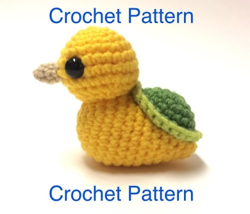 Finally got my crochet pattern for Baby Turtle Ducks up on Etsy! Now people can make their own cute 