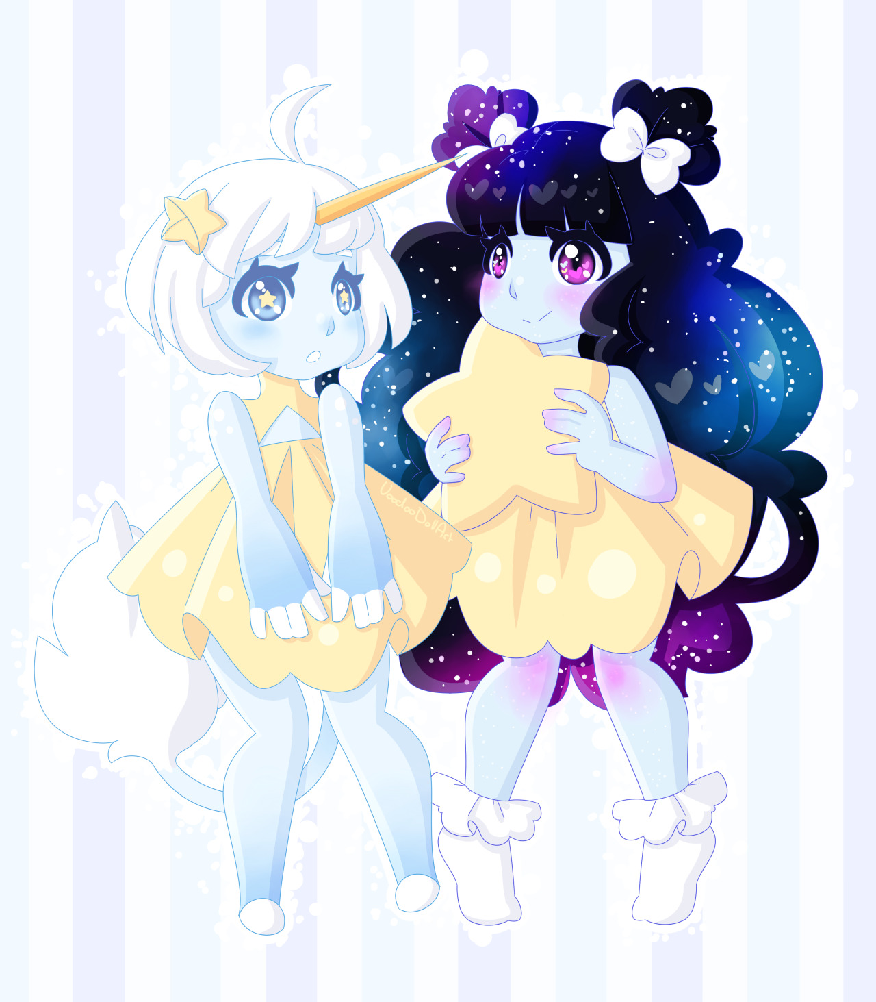 voodoodollart:  Stars in my hair, stars in your eyes, stars in our hands Spica and