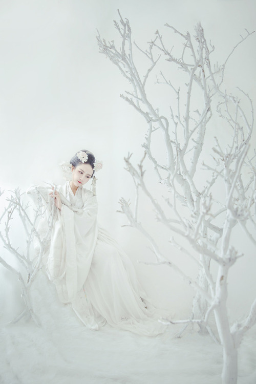 ziseviolet:   Traditional Chinese Hanfu photography by 当小时.  Hanfu from 游园惊梦汉服; type: ruqun/襦裙 & daxiushan/大袖衫 (large-sleeve robe).   