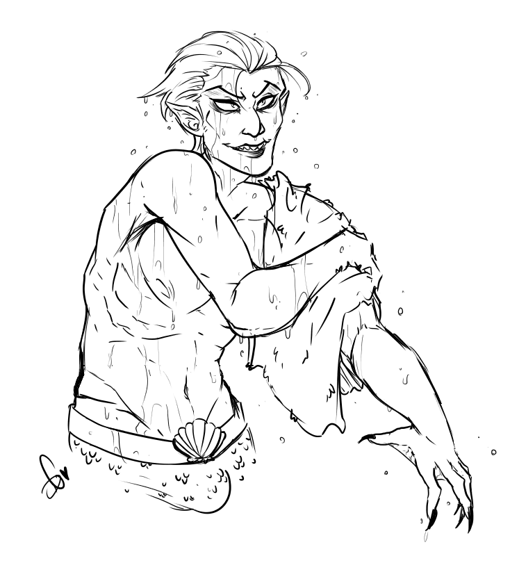 squidbiscuit:  Why don’t more people draw Namor with creepy fish features? This