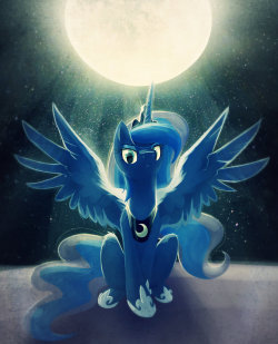 that-luna-blog:  NOCTURNALITY by UglyTree Transparent version for all your transparent Luna needs Buy a poster of it, why don’t ya?  &lt;3