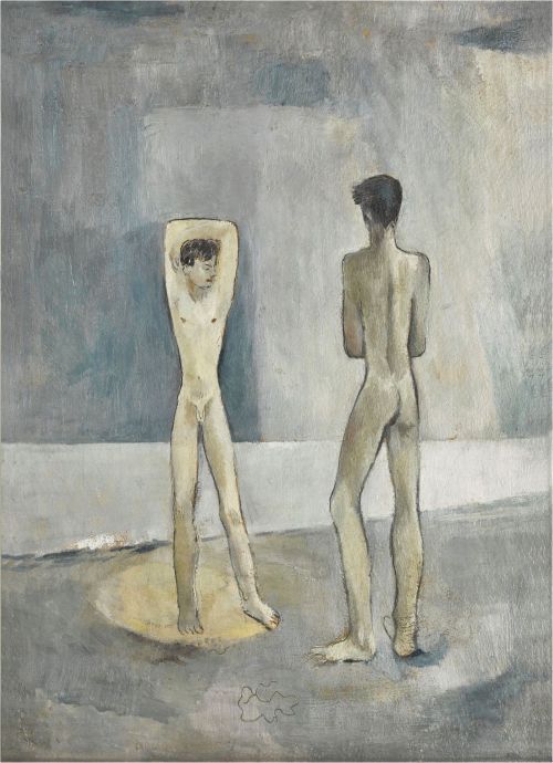 beyond-the-pale:Keith Vaughan, Two Nudes,