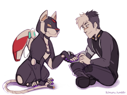 ikimaru:what do you mean bonding with ur lion doesn’t also involve a sleepover and doing each others nails I’m sorr