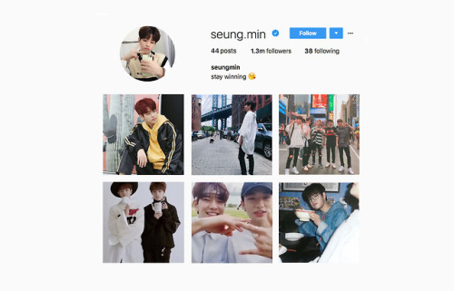 seungmin x instagramclick for higher qualitychan minho changbin hyunjin felix jeongin