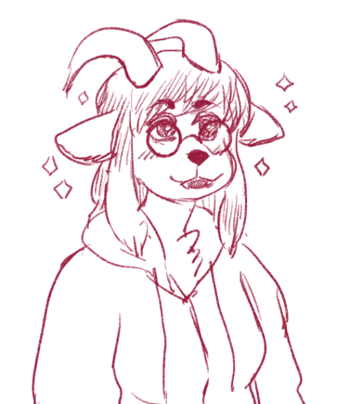 catcleric:a lil goatdog for @the-entire-furry-fandom just because !! 