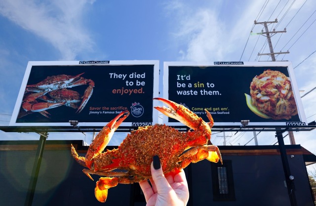 Jimmys Famous Seafood in Baltimore MD is beefing with PETA lmfaooo 