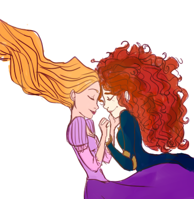 Rapunzel And Merida Lesbians Rapunzel And Merida Lesbians