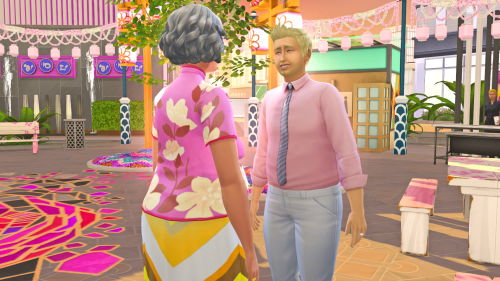 Claire and Angus decided to visit the Romance Festival. Apparently, Claire’s parents had the same id
