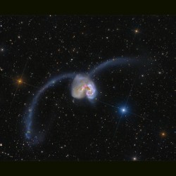 Exploring The Antennae #Nasa #Apod #Esa #Hubble #Corvus #Galaxies #Ngc4038 #Ngc4039