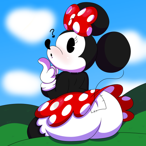  Just a Minnie sitting there. 