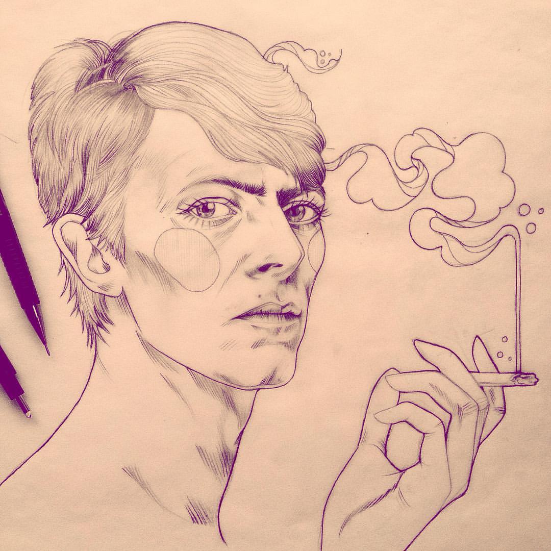 #Bowie #Sketch ✨