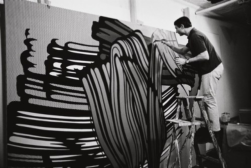 thegoldenyearz:  Artist Roy Lichtenstein photographed by Ugo Mulas, New York, 1964 