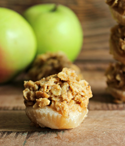 do-not-touch-my-food:  Apple Crisp Bites  Oooo looks yummy