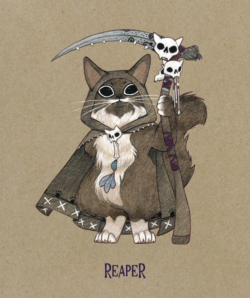 thecollectibles: Spellbound Felines Series by Sam Hogg 