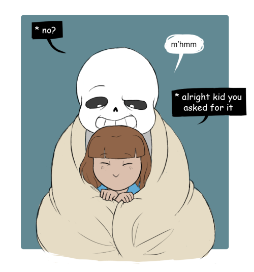 ohheyimpaola:  sans and frisk cuddling gives adult photos