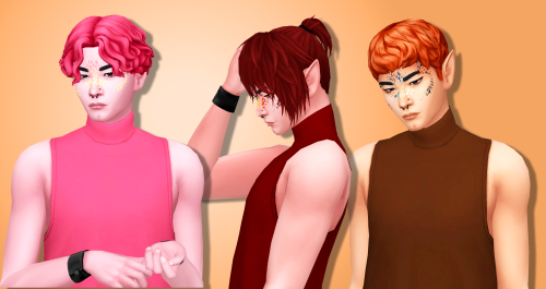 Happy Simblreen! - Part 4 9 Male Hairs in Sorbets Remix9 masculine hairs in all 76 Sorbets Remix Col