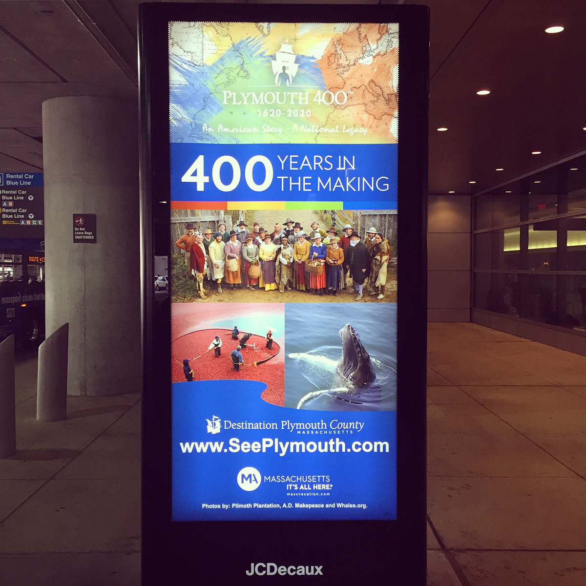 Plymouth 400 Poster at the Logan International Airport (2020)