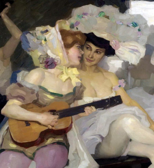 secretlesbians: Leo Putz, Behind the Scenes, 1905