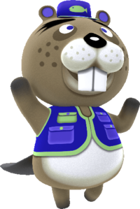 the-emblematic:strawbebehmod:bladetiger:lacrimalis:rairix:viivaroo:mr-elementle:viivaroo:Still losing my mind over the Animal Crossing series having a Turnip seller, Bug Catching enthusiast and whoever the hell this Beaver was who used to look like this