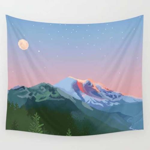 8pxl:Heya! Society6 is having a sale! Get 30% off all prints/tapestries/posters! just use code: HANG