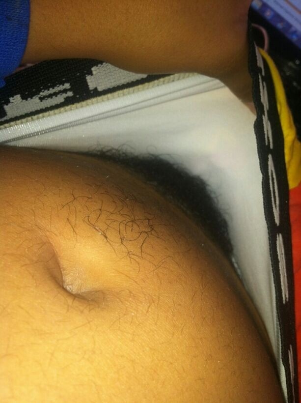 lovebushes:  Peek-a-boo ;)  I love such peek shots of hairy girls!!! Just amazing!!!