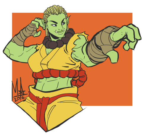 bigmsaxon:  /tg/ request for a half-orc monk. adult photos