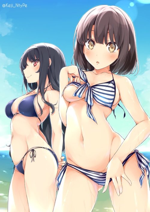 lycis:  溝口ケージ@夏コミ1日目東A61aさんのツイート: “夏コミで出す予定の冴えカノ加藤ちゃん＆詩羽先輩タペストリー絵ようやく完成しました…。 普段と塗りからなにから違いまくったので死ぬかと思った（小並感）。