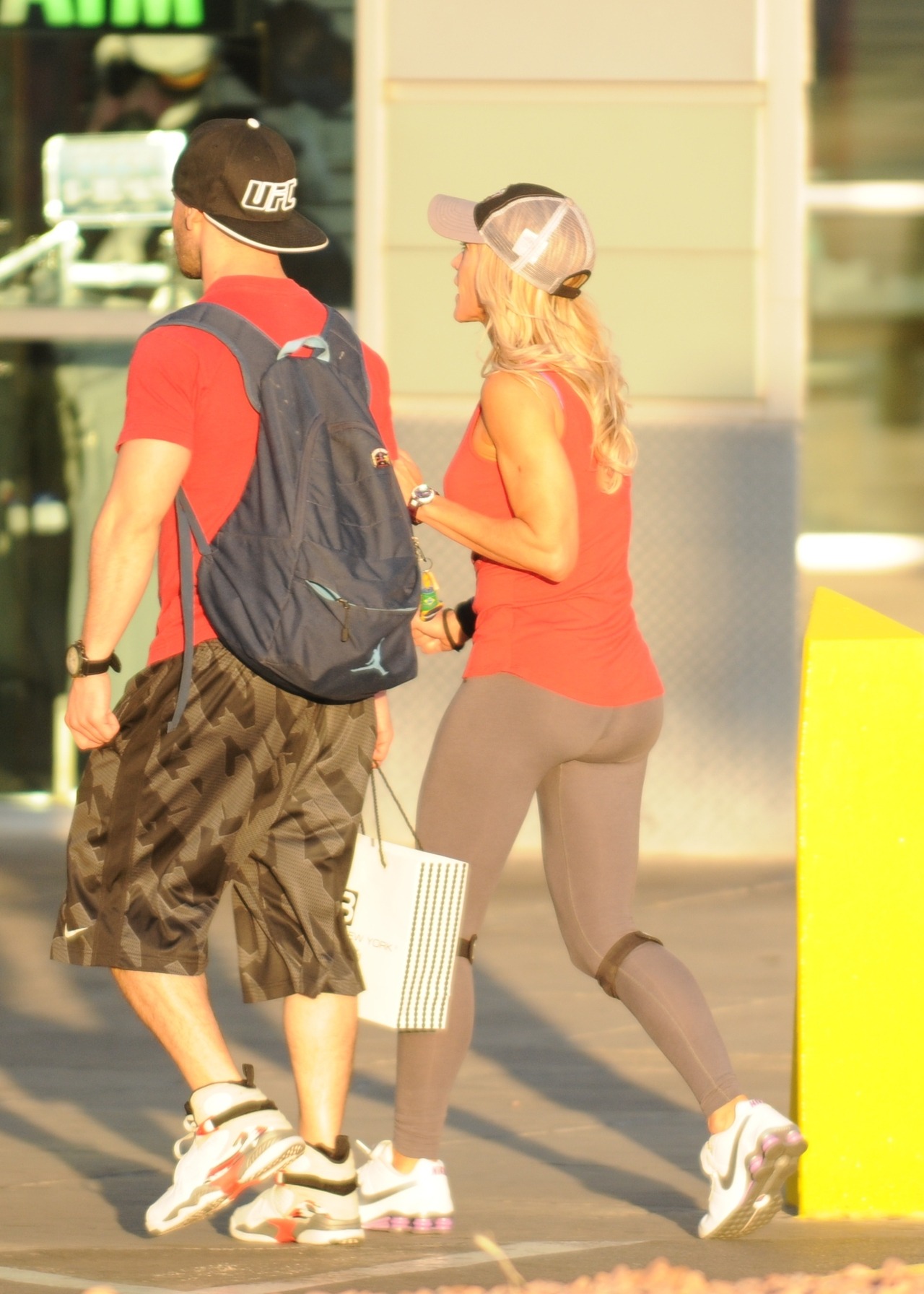 A sweet ass in spandex.