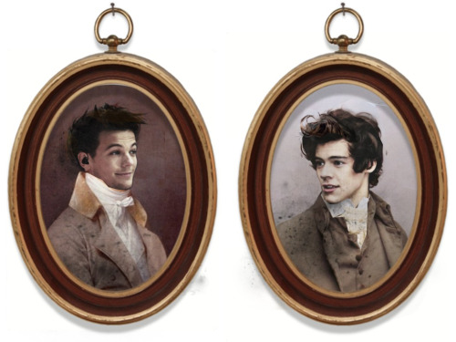 sashayed:Louis Tomlinson, Viscount Doncaster, and H. E. Styles, ca. 1815Thomas Phillips (English, 17