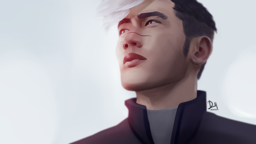 duchellthrowspaint: So I came across a photo of Godfrey Gao and thought about how he’d make an