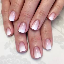 nailpornography:  ombre french manicures