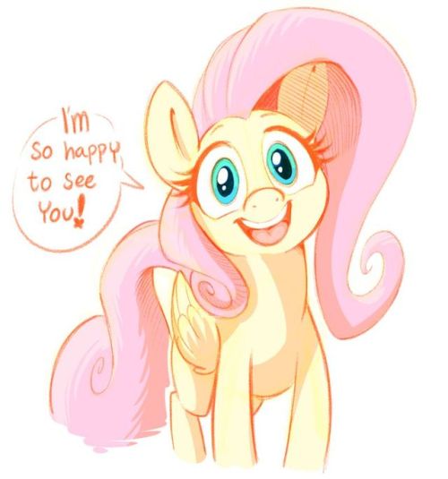 Porn Pics texasuberalles:Smiling Fluttershy by Mickeymonster