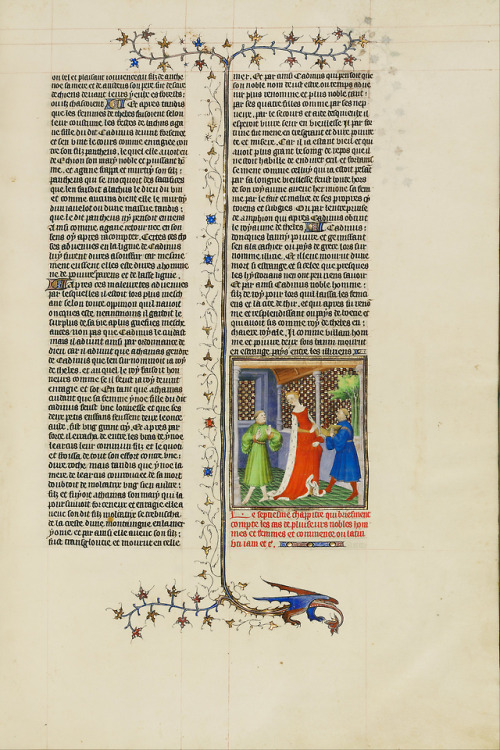 “Du cas des nobles hommes et femmes”, 1413-15 France
