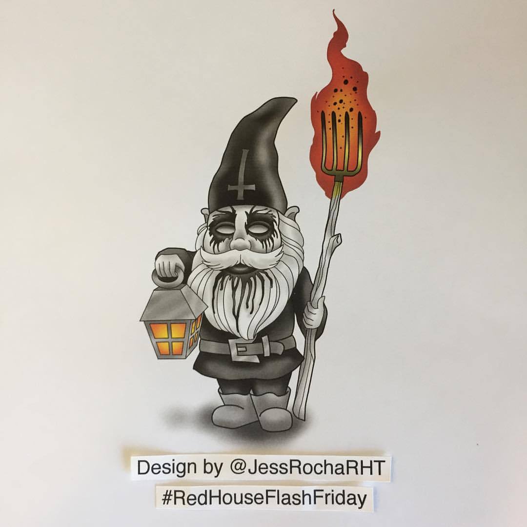 Gnome  Mouse tattoos Tattoos Tattoo designs