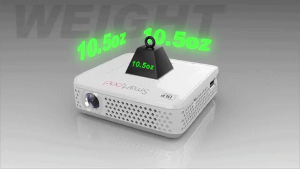 sizvideos:  Lumex SmartPod is an android pocket projector and entertainment machine.