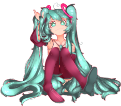 ravenwithpens: hatsune miku! you are not