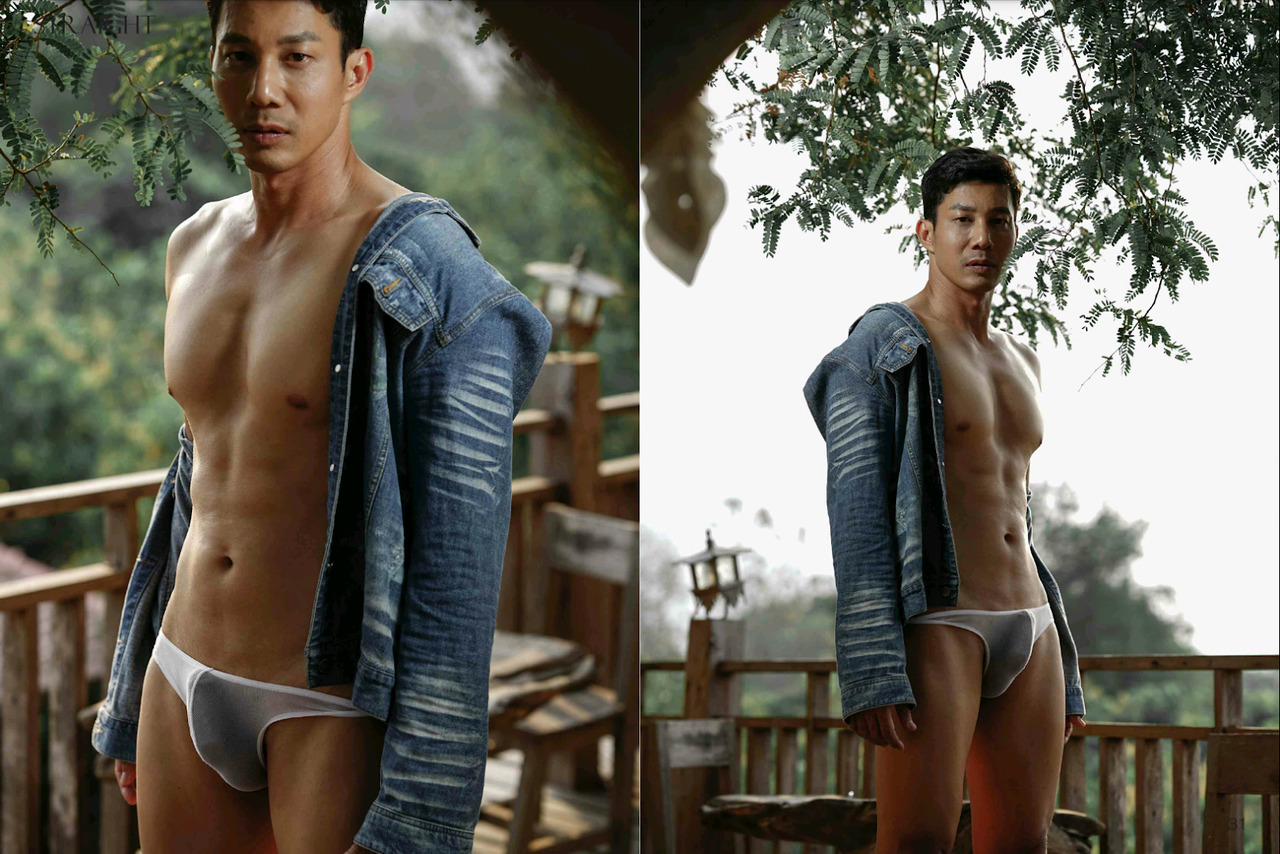 wes2men:    Aui Nampol is photographed for 3rd issue of Straight magazineIG : auinampol