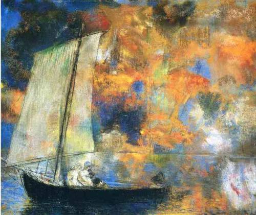 artist-redon:Flower Clouds, 1903, Odilon RedonSize: 44.5x54.2 cmMedium: pastel on paper