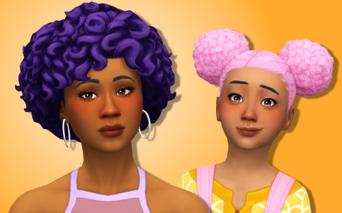 dcwnandout:Sorbets Remix Base Game Hairs Updated Sorbets Remix base game hair recolours updated up t