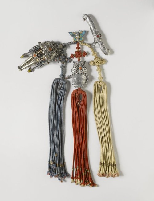 brooklynmuseum: Norigae are tassel-like pendants traditionally worn by Korean women, who attach them