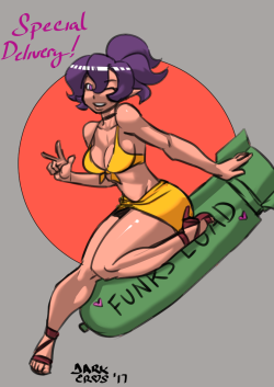 therealfunk:  thedarkeros:some fan art of Vanessa for @therealfunkBomber Girl pinup ;3 Oh hey I love how this turned ou- FUNK’S LOAD????  Hahaha thanks eros!!