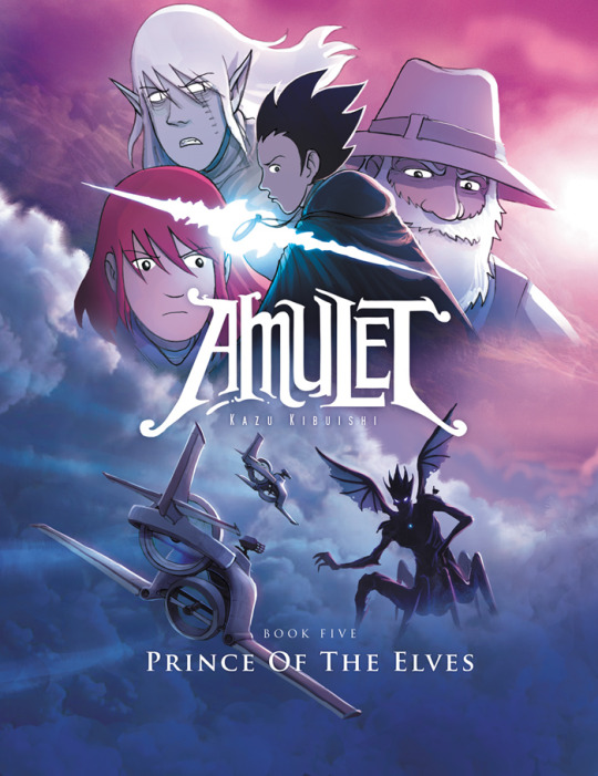 If you’re a fan of comics, graphic novels, or art in general, please check out the Amulet series. It’s written and illustrated by Kazu Kibuishi, a Japanese-American artist who also worked on a comic anthology series called Flight and a webcomic called
