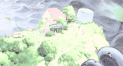 nichigou:  Ponyo End Credits 