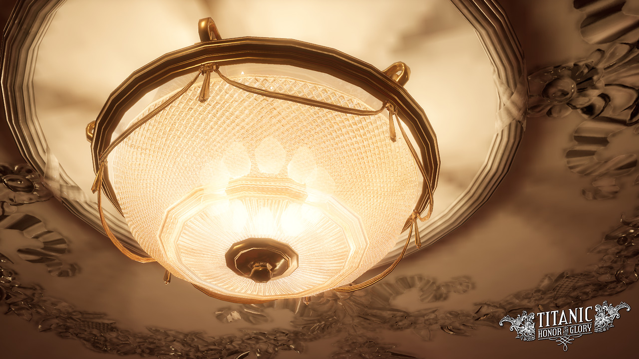 magnificenttitanic:    Titanic: Honor and Glory - Demo 3 - Light Fixtures Titanic