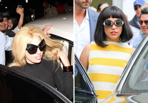 littlehookerofgaga:  aesthetic:Lady Gaga getting into cars 