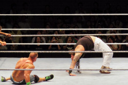 Rwfan11:  …. Cena, You’re So Sexy, You Have Men Bending Over Backwards For You!