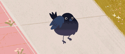 sushinfood:  everydaylouie:  today i saw a birb runnin’ fast  lookit him go!