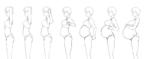 pregnant-girl-hentai: #growbelly #pregnant #bigbelly