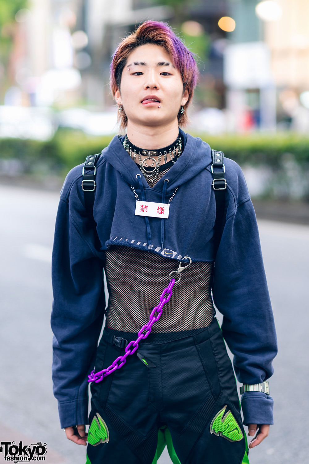 tokyo-fashion:  Japanese teens Dai, Kan, and Kota on the street in Harajuku wearing